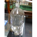 A LARGE COLLECTION OF VINTAGE APOTHECARY/CHEMISTS GLASSWARE, INCLUDING FLASKS, PIPETTES ETC.
