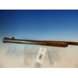 AN ANTIQUE FLINTLOCK BLUNDERBUSS GUN BARREL..