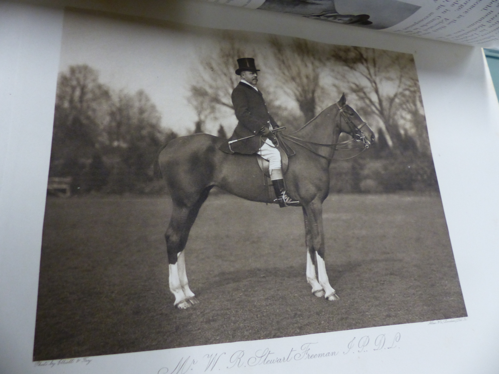 SPORTING LIFE, BRITISH HUNTS AND HUNTSMEN, FOUR VOLUMES 1908-1911, LARGE QUARTO, QUARTER BOUND IN - Image 9 of 9