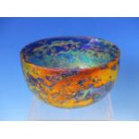 A SMALL ROMAN GLASS BOWL . 12CM DIA.