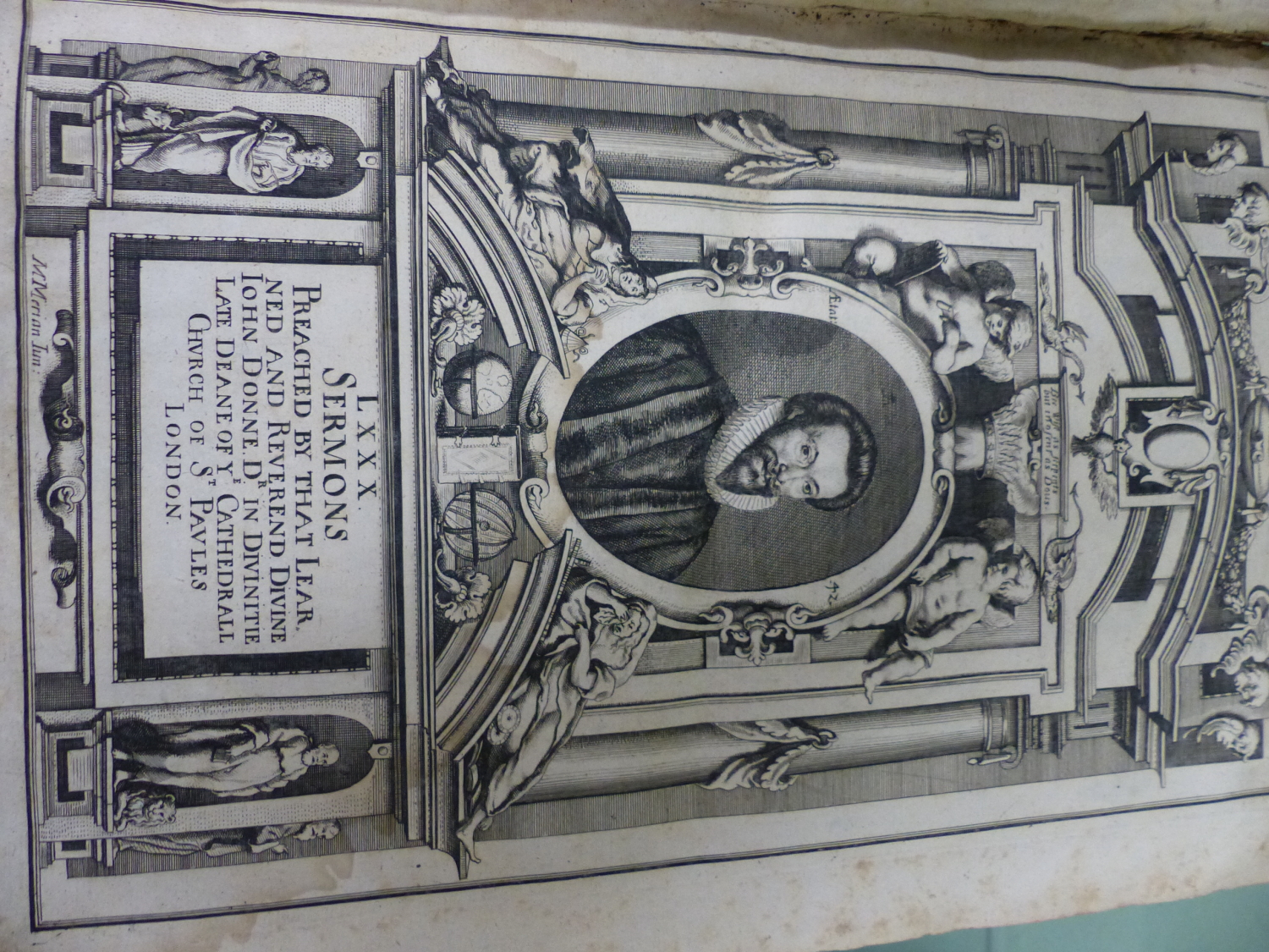 BOOK-LXXX SERMONS PREACHED BY THAT LEARNED AND REVEREND DIVINE. JOHN DONNE PUBLISHED BY PRINTED [ - Image 3 of 14