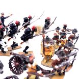 A SMALL COLLECTION OF DIECAST LEAD SOLDIERS. .