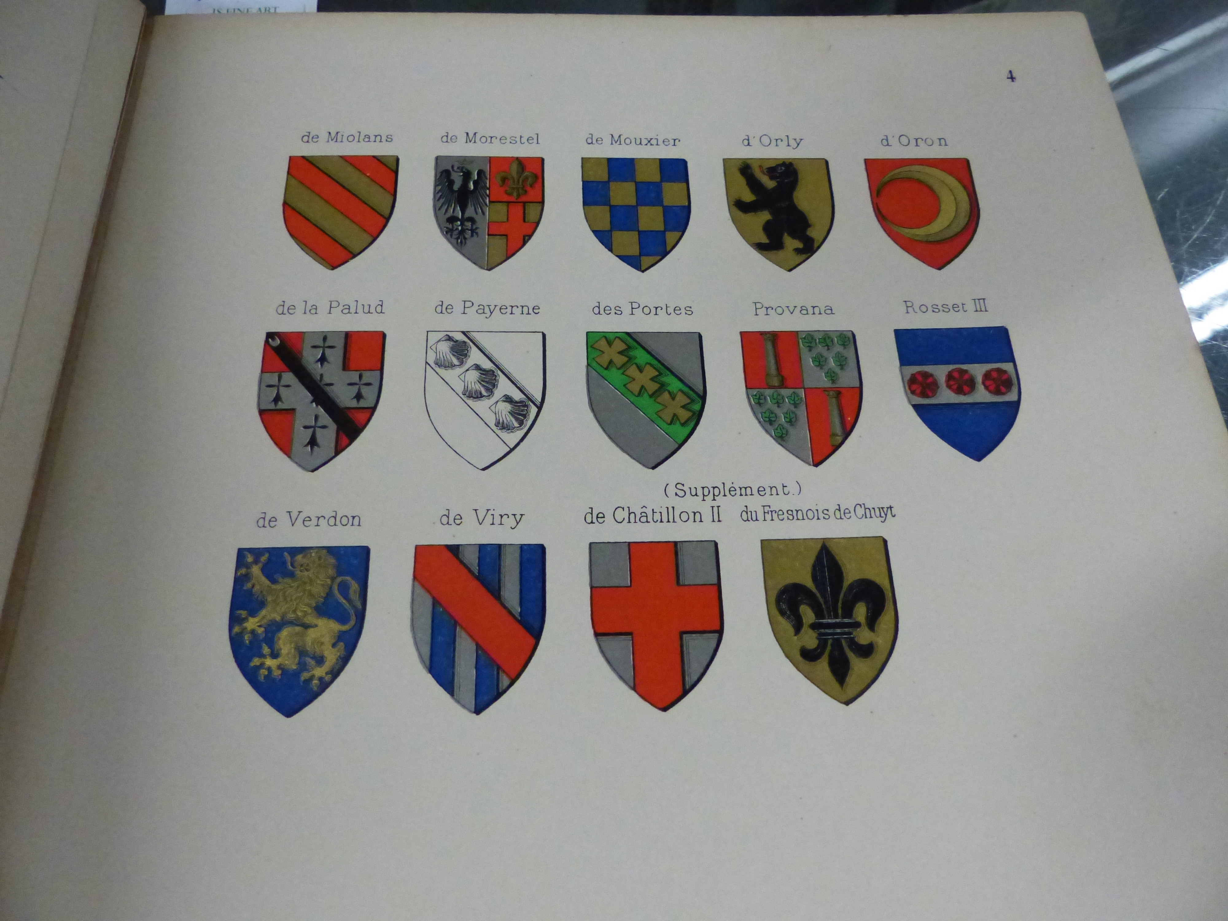 GALIFFE AND GAUTIER, ARMORIAL GENEVOIS, 1896, LARGE QUARTO. - Image 4 of 12