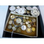A COLLECTION OF POCKET AND WRIST WATCH MOVEMENTS (QTY)
