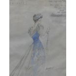 GLADYS CALTHORPE (1894-1980). ARR. GROUP OF THREE COSTUME STUDIES FOR THE PLAY BITTER SWEET,