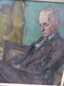 ALFRED WOLMARK. (1877-1961) ARR. PORTRAIT OF TERRICK WILLIAMS, SIGNED AND DATED 1932, OIL ON