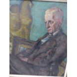 ALFRED WOLMARK. (1877-1961) ARR. PORTRAIT OF TERRICK WILLIAMS, SIGNED AND DATED 1932, OIL ON