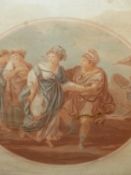 SIX ANTIQUE PRINTS AFTER ANGELICA KAUFFMAN OF CLASSICAL FIGURES, SIZES VARY (6).