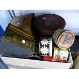A QUANTITY OF VINTAGE SWEET AND BISCUIT TINS.