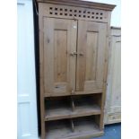 A PINE LARDER CABINET.