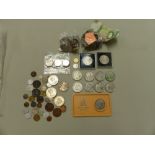 A QUANTITY OF VARIOUS COINAGE.