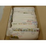 A BOX OF 1960'S AND OTHER FIRST DAY COVERS.