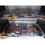 A COLLECTION OF MARVEL AND DC COMICS.