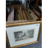 TWELVE THEAMED DR. SYNTAX 19TH C. FRAMED ENGRAVINGS.