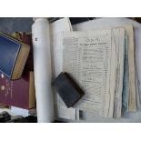 A QUANTITY OF BOOKS AND EPHEMERA TO INCLUDE CIDER WITH ROSIE, LADY CHARLOTTE SCHREIBER'S JOURNALS