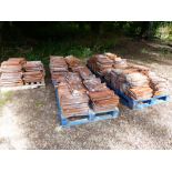 APPROX 300-400 FRENCH TERRERCOTTA ROOF TILES.