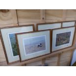 A SET OF FIVE PENCIL SIGNED PRINTS, BY ARCHIBALD THORBURN.