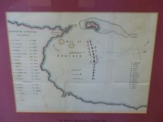AN EARLY 19th.C. MARINE CHART OF A PORTION OF THE BALTIC COAST, INDISTINCTLY SIGNED AND DATED 1810