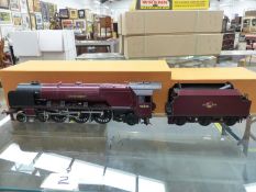 A FINESCALEBRASS GAUGE 1 LOCOMOTIVE 4-6-2 NO. 46245 "CITY OF LONDON", BOXED, AND A BOXED MATCHING