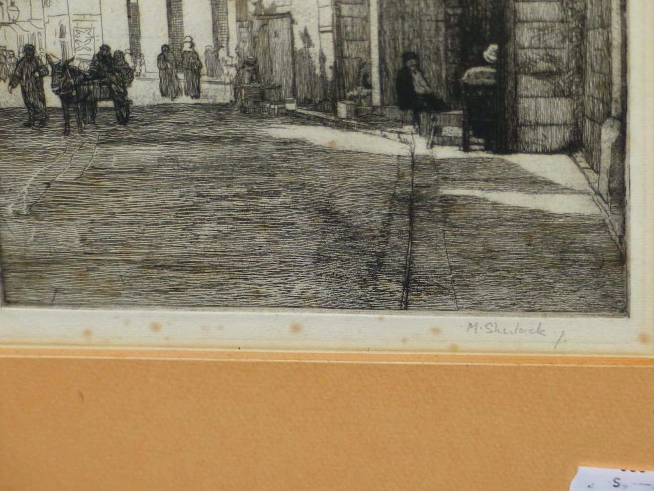 MARJORIE SHERLOCK (1897-1973). ARR. AN EASTERN CITY VIEW. SIGNED ETCHING. 32 x 19cms. TOGETHER - Image 3 of 13