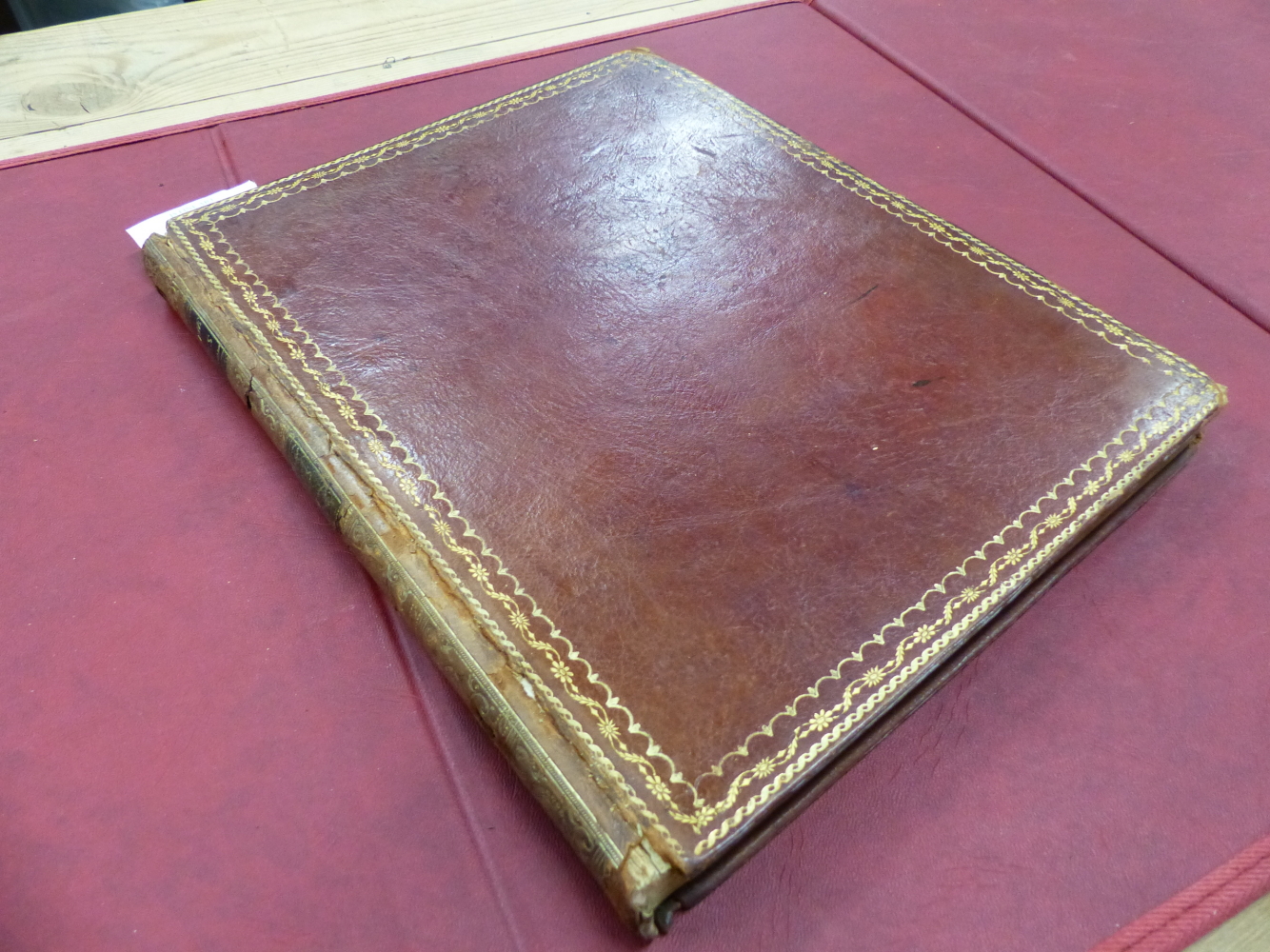 TITI LUCRETII CARI DE RERUM NATURA, BOOK 6, PRINTED BY JOHANNIS BASKERVILLE 1772, LEATHER BOUND