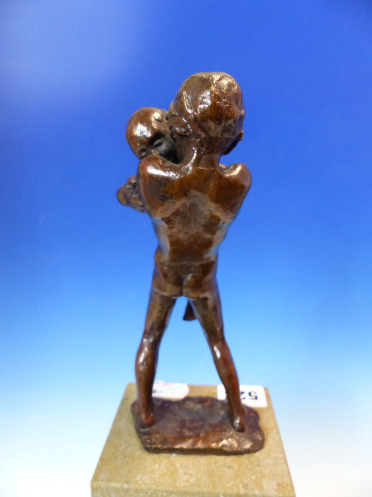 JANE HAMILTON (b. 1950). ARR. TWO BOYS. SIGNED LIMITED EDITION BRONZE, 10/10, MOUNTED ON STONE - Image 8 of 8