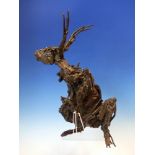 CLAIRE NORRINGTON (b. 1969). ARR. SITTING HARE. INITIALLED AND NUMBERED LIMITED EDITION BRONZE, 11/