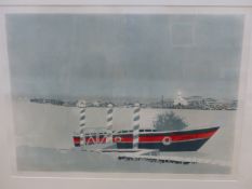 PATRICK PROCKTOR (1936-2003). ARR. THE VENETIAN LAGOON. PENCIL SIGNED LIMITED EDITION COLOUR