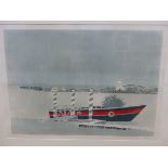 PATRICK PROCKTOR (1936-2003). ARR. THE VENETIAN LAGOON. PENCIL SIGNED LIMITED EDITION COLOUR