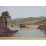L. BEDDER (ENGLISH NAIVE SCHOOL). PAIR OF RIVER VIEWS, SIGNED AND DATED 1911. OIL ON BOARD. 17 x