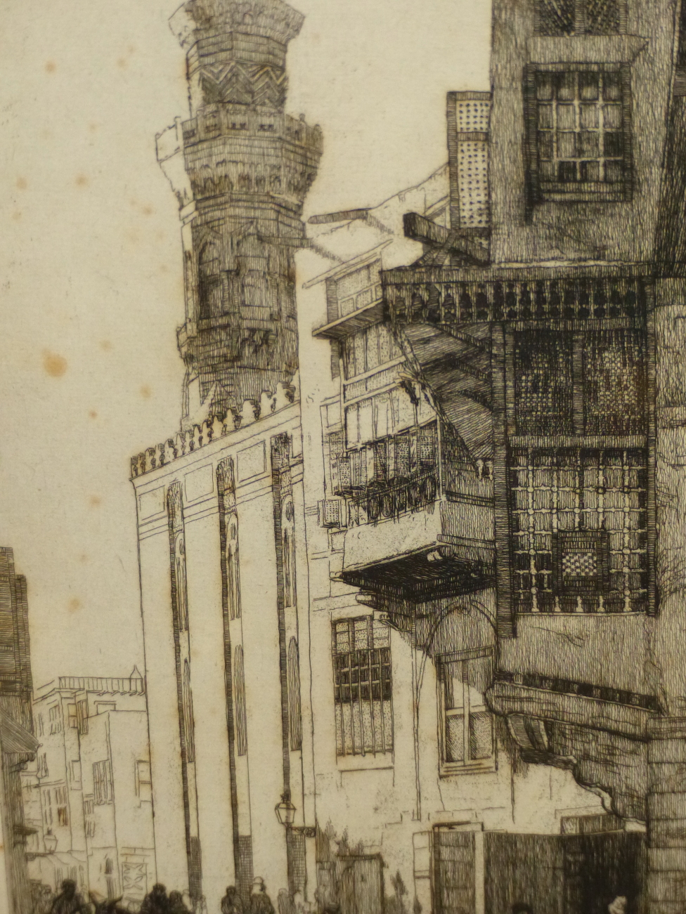 MARJORIE SHERLOCK (1897-1973). ARR. AN EASTERN CITY VIEW. SIGNED ETCHING. 32 x 19cms. TOGETHER - Image 2 of 13