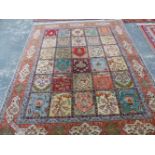 A PERSIAN GARDEN PATTERN CARPET. 300 x 237cms.