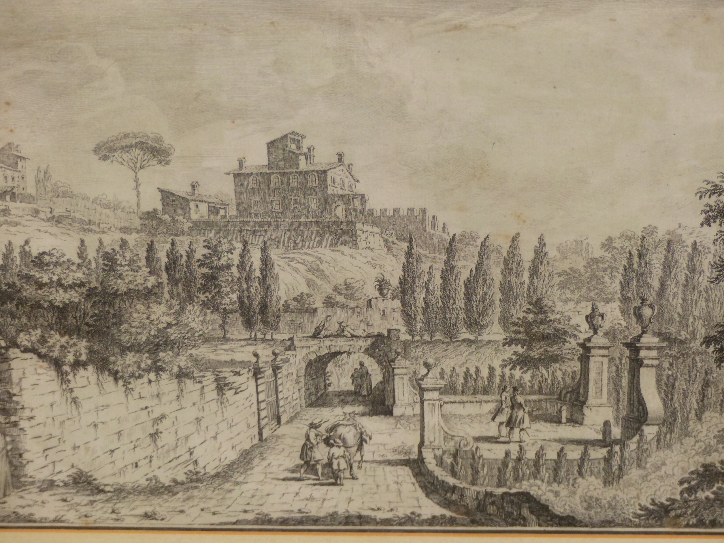 AFTER GUISEPPI ZOCCHI (1711-1767). A PAIR OF ANTIQUE ITALIAN LANDSCAPE PRINTS. 28 x 47cms (2). - Image 2 of 15