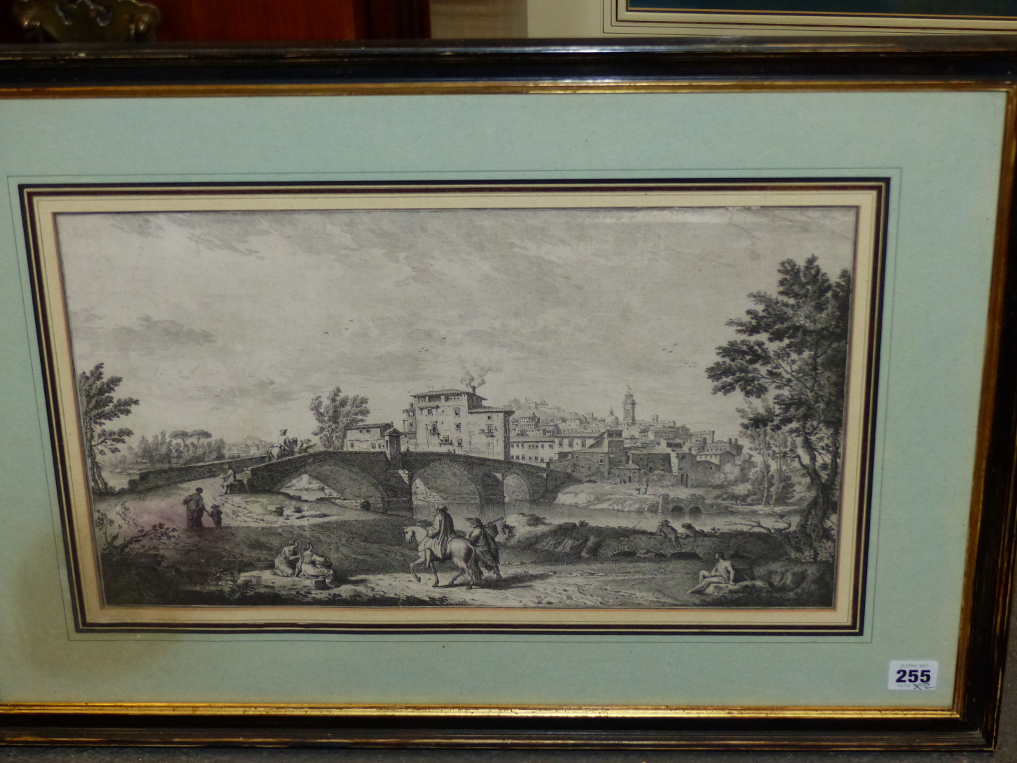AFTER GUISEPPI ZOCCHI (1711-1767). A PAIR OF ANTIQUE ITALIAN LANDSCAPE PRINTS. 28 x 47cms (2). - Image 6 of 15