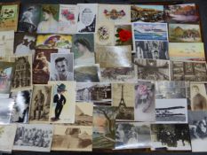 AN INTERESTING COLLECTION OF MAINLY R.P. POSTCARDS, ETC. APPROX. 300-400.