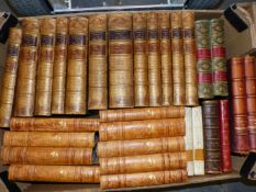 A COLLECTION OF LEATHER AND OTHER BINDINGS, TO INCLUDE: WORKS IN DANISH, FRENCH AND GERMAN