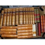 A COLLECTION OF LEATHER AND OTHER BINDINGS, TO INCLUDE: WORKS IN DANISH, FRENCH AND GERMAN