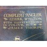 THE COMPLEAT ANGLER, ILLUSTRATED AND SIGNED BY JAMES THORPE, 134 OF 250, 1911 TOGETHER WITH FOUR