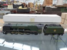 AN UNKNOWN (PROBABLY FINESCALE) 'O' GAUGE 4-6-2 LOCOMOTIVE AND TENDER, "DUCHESS OF ABERCORN".