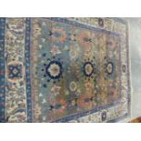 AN ORIENTAL CARPET OF ZEIGLER DESIGN. 282 x 245cms.