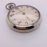 THREE POCKET WATCHES TO INCLUDE A MILITARY POCKET WATCH, A BEST PATENT LEVER POCKET WATCH AND A