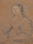 OLD MASTER SCHOOL. PORTRAIT OF A LADY REPUTEDLY OF THE MARLBOROUGH FAMILY, EXTENSIVELY INSCRIBED