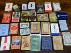 TWENTY FIVE PACKS OF PLAYING CARDS