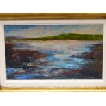 CLOE CLOHERTY (b. 1964). ARR. A CONNEMARA LANDSCAPE. OIL ON BOARD, SIGNED. 18 x 28cms.