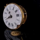 A THOMAS TOMPION AND EDWARD BANGER (PARTNERSHIP 1701-8) VERGE WATCH MOVEMENT NUMBERED 975, THE