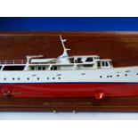 A 1984 MODEL BY PETER WARD OF T.S.M.Y. RAMPAGER BUILT BY CAMPER & NICHOLSONS Ltd. THE HALF BOAT