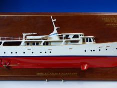 A 1984 MODEL BY PETER WARD OF T.S.M.Y. RAMPAGER BUILT BY CAMPER & NICHOLSONS Ltd. THE HALF BOAT