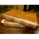 SIR ROBERT DOUGLAS AND JOHN PHILIP WOOD, THE PEERAGE OF SCOTLAND, 2 VOLS, 1813, LEATHER BOUND