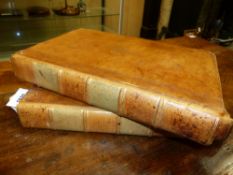 SIR ROBERT DOUGLAS AND JOHN PHILIP WOOD, THE PEERAGE OF SCOTLAND, 2 VOLS, 1813, LEATHER BOUND