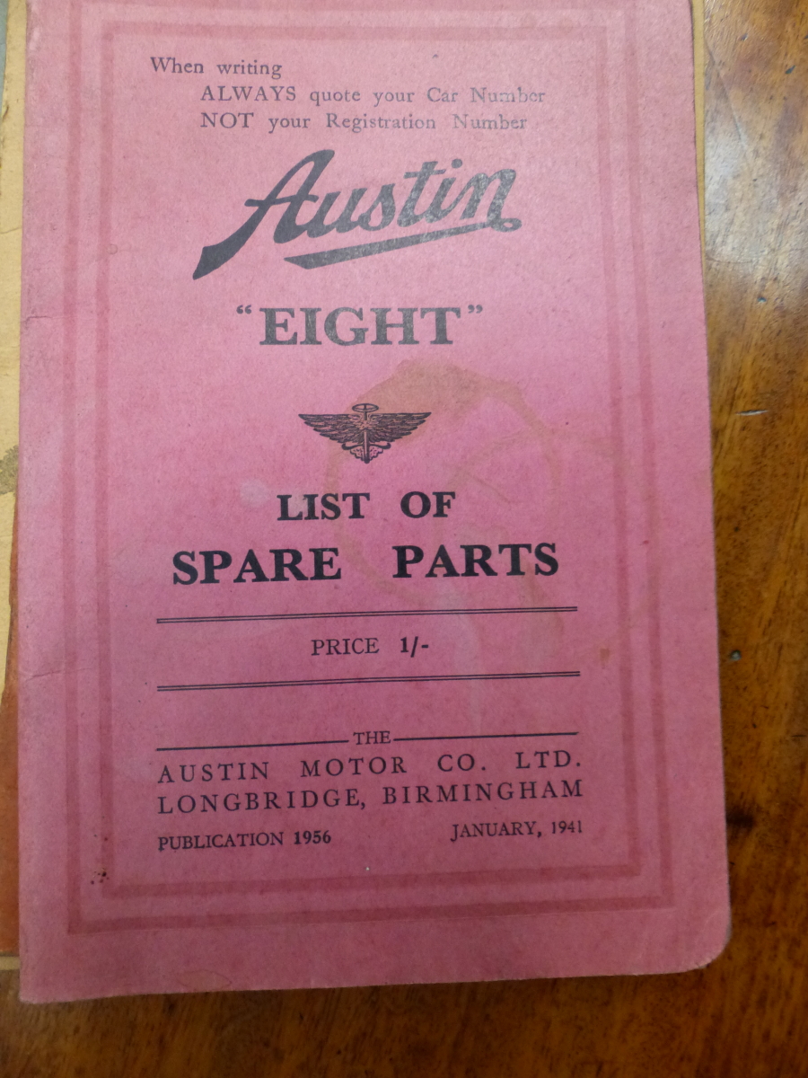 A HUDSON SUPERSIX PARTS LIST, AND ESSEX SIX CYL. INSTRUCTION BOOK, A HUDSON AND ESSEX PRICES FOR - Image 10 of 16